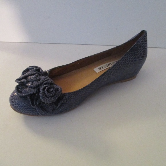 Mod! Kelsi Dagger Slate Blue Patent Lizard Rose